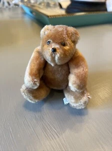 Eden Toys 4,5" Mini Bär Made In Korea bewegliche Arme Beine Paddington Vintage Etikett - Bild 1 von 12