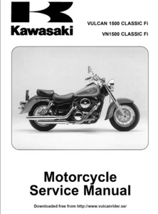 Kawasaki Vulcan 1500 service manual (pdf) - Picture 1 of 2