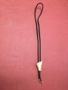 New Polished Agate Bolo Tie 1/8" x 1-1/4" x 2-1/4" - Picture 1 of 5