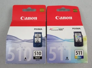 2 Canon PG-510 CL-511 Black  + Color, 2970B011 2970B001 2972B001 - Bild 1 von 2