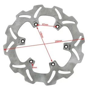 Front Brake Disc Rotor for Suzuki RM125 89-09 RM250 89-08 DRZ S 400 00-09 DRZ - Picture 1 of 3
