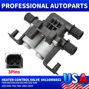 Heater Control Valve 64116906652 For BMW E60 E63 E64 E65 M5 525i 528i 745i 750i - Picture 1 of 12