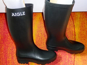 Botas de goma AIGLE T. 43 mod. Atelier NUEVO Top botas de lujo - Imagen 1 de 5