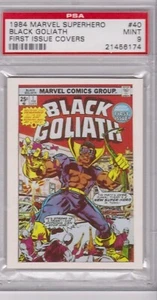 BLACK GOLIATH 1984 MARVEL SUPERHERO #40 FIRST ISSUE COVERS, PSA GRADED MINT 9 - Bild 1 von 2