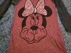 Dinsey Minnie Mouse Womens Shirt Size Xs Xtra Small  Mickey Goofey