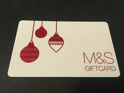 MARKS & SPENCER ( UK ) Christmas Ornaments ( 2013 ) Foil Gift Card ( $0 ) - Image 1 of 2