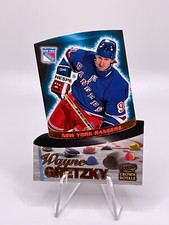 Wayne Gretzky 1997-98 Pacific Crown Royale Hat Tricks #11 HOF Rangers Sharp!