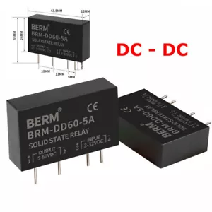 BRM SSR Solid State Relay DC-DC Small Pin PCB Circuit Board 5A DC Controll DC - Picture 1 of 10