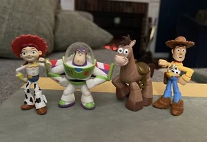 Disney/Pixar Toy Story 2.5” Figure Lot of 4 Woody Bullseye Buzz Jesse Mattel - Picture 1 of 6