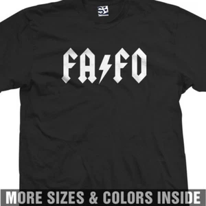 FAFO Rock Parody Shirt | FAAFO F F*ck Around Find Out Tee | All Sizes & Colors - Picture 1 of 34