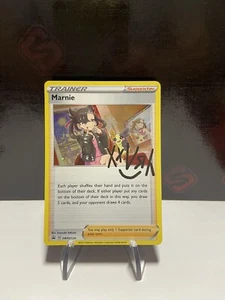 Pokemon Marnie SWSH120 carta Mary Signature Black Star promozionale ologramma quasi nuovo - Foto 1 di 2