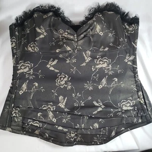 Agent Provocateur Soiree Lizabetha Korsett Bustier AP4 schwarzgold Swarovski - Bild 1 von 7
