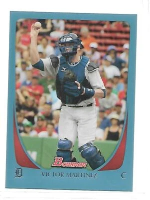 2011 Bowman Blue #189 Victor Martinez Tigers Numbered /500 - Image 1 of 2