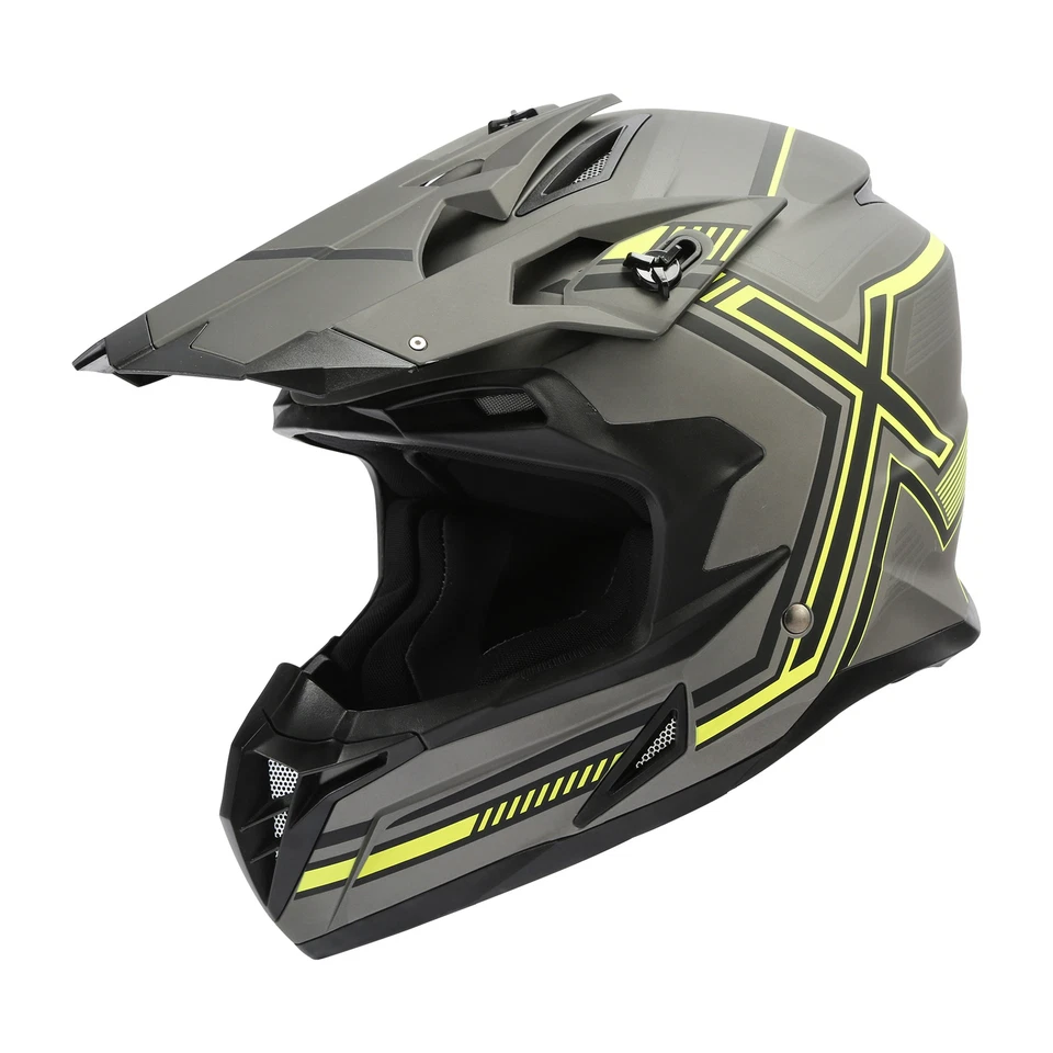 Casco integral DOT para adultos todo terreno moto de cross UTV carreras motocross M/L/XL/XXL EE. UU. Foto 1 de 4