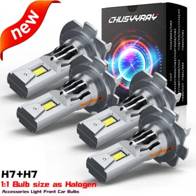 Kit de faros LED de haz alto y bajo para Mercedes-Benz R350 2006-2010 4x 6000K Foto 1 de 4