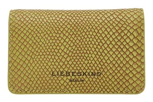 LIEBESKIND BERLIN Chelsea Snake Jungle Cardie Wallet XS Geldbörse Fern Grün Neu - Bild 1 von 4
