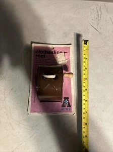 Vintage Wäscheleine Rolle Made In Usa Acme - Bild 1 von 8