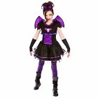 Child Batty Ballerina Spooky Horror Halloween Girls Fancy Dress Costume Age 5 13