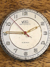 Vintage Rare Foreign Vidar 15 Jewels Mechanical Gents Watch Movement - 32mm