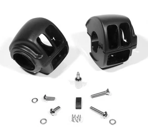 Schaltergehäuse Schwarz für Harley Davidson Softail Road King Sportster Dyna 96- - Bild 1 von 3