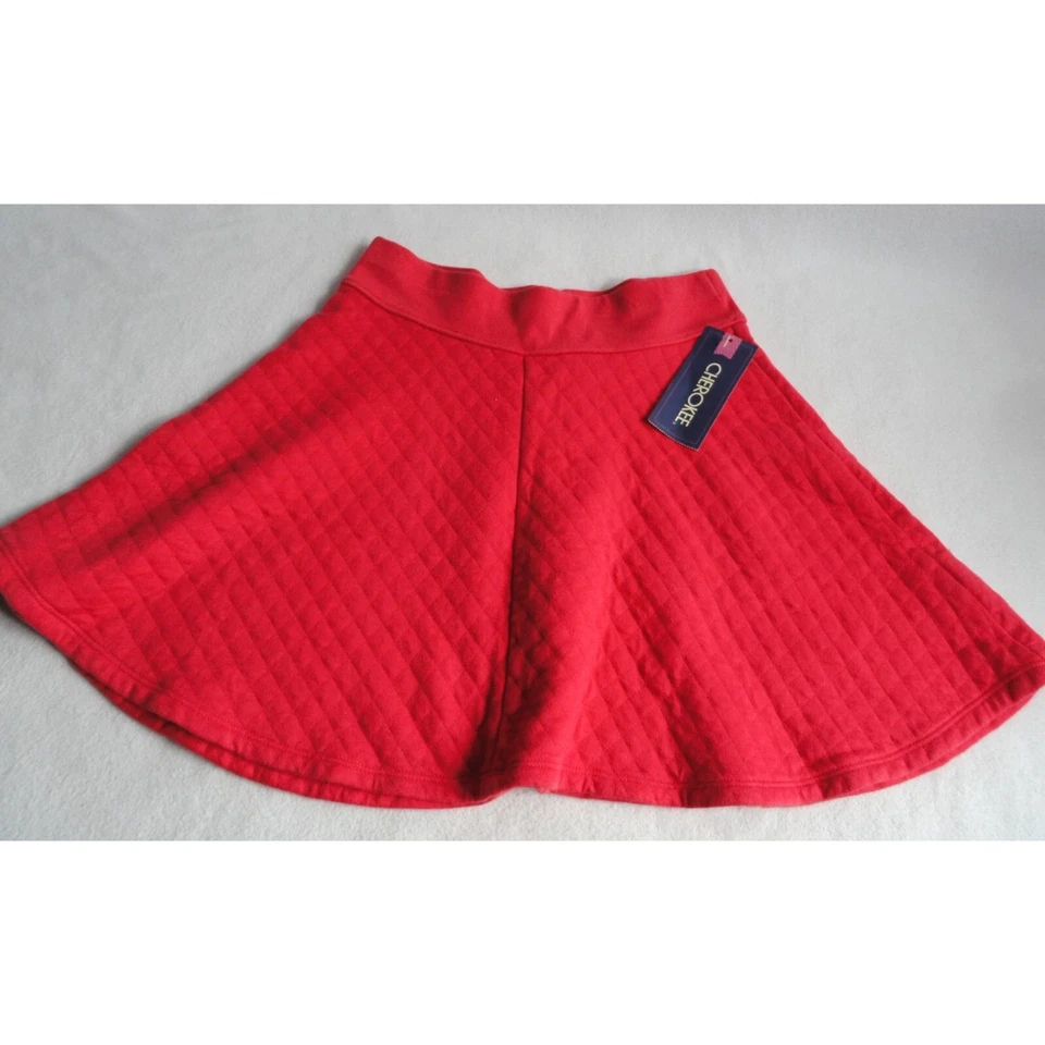 ¡NUEVO!  Falda Patinadora Acolchada Color Coral Cherokee - Niñas Talla L Grande 10/12 Foto 1 de 4