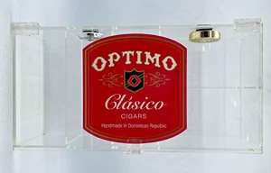 OPTIMO CLASSICO SIGARO ACRILICO TABACCHERIA BANCONE ESPOSITORE HUMIDOR PUBBLICITÀ - Foto 1 di 13
