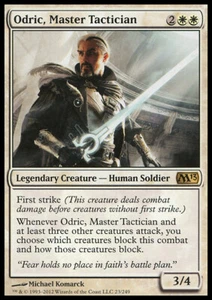 MTG ODRIC, MASTER TACTICIAN FOIL EXC - ODRIC, GRANDE STRATEGA - M13 - Bild 1 von 1