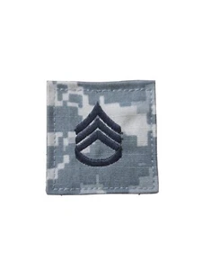 US Army ACU Rank E-6 Staff Sergeant SSG Patch Hook Fastener Uniform Made in USA - Picture 1 of 1