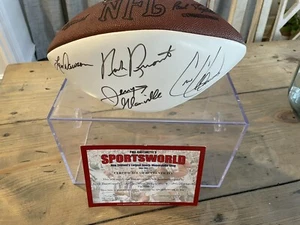 DAWSON, BUONICONTI Glanville Collingsworth Auto NFL Football Autograph WithCase - Picture 1 of 5