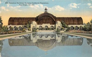 Botanical Building, Panama-California Expo, San Diego 1915 PCE Vintage Postcard - Bild 1 von 1