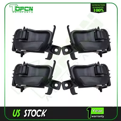 Set of 4 Texture Black Interior for 1995-1999 TOYOTA AVALON Inside Door Handle - Image 1 of 4