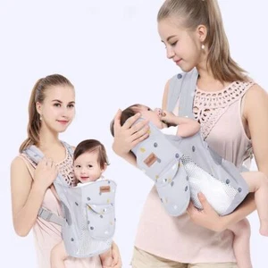 Babytragetasche tragbarer ergonomischer Rucksack Neugeborener vorne Halter - Bild 1 von 13