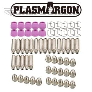 Plasma Cutter Consumables Torch Electrode Tip Nozzle Kit WSD60 AG60 WSD60P 60pcs - Picture 1 of 9