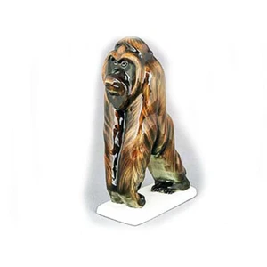 Figura de orangután de porcelana Lomonosov - Imagen 1 de 2