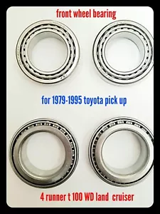 FRONT WHEEL BEARING FOR 1979-1995 TOYOTA PICK UP 4RUNNER T100 4WD LAND CRUISER - Bild 1 von 2