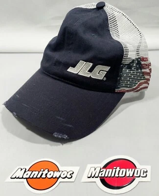 Sombrero envejecido JLG Patriot y pegatina JLG Oilfield Union grúa de construcción P230 Foto 1 de 4