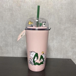 Starbucks Japan x PEANUTS 2025 Cold Cup Tumbler 473ml Limited Edition NEW - Picture 1 of 6