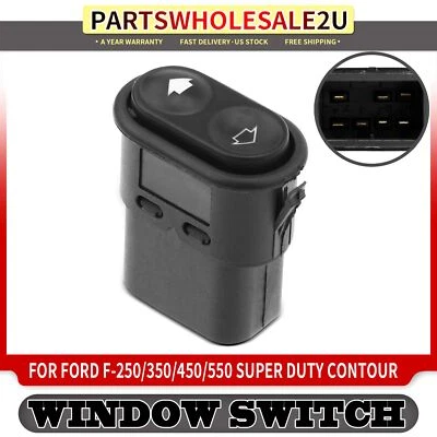 Novo interruptor de janela de energia para Ford F-150 00-02 F-250 Super Duty Mercury Mystique - Imagem 1 de 4