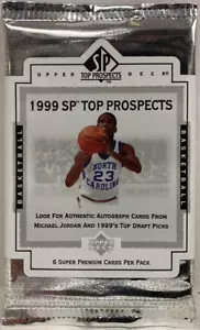 1999/00 UPPER DECK SP TOP PROSPECT NBA BASKETBALL PACK MICHAEL JORDAN AUTO? NEW - Picture 1 of 3