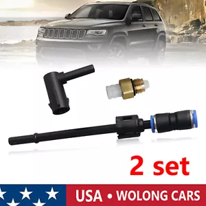2 Pcs Air Suspension Strut Elbow Kit for Jeep Grand Cherokee 68084809AA 11-20 US - Picture 1 of 12