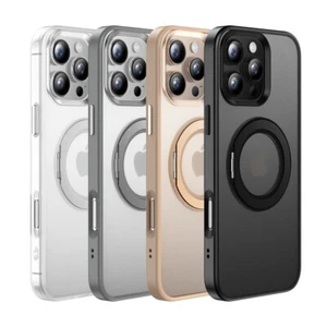 Custodia per iPhone 15 16 Pro Max con cavalletto magnetico regolabile slim antiurto - Foto 1 di 16
