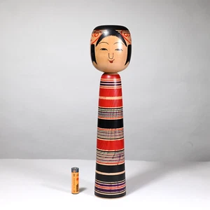 Master GENGI IMAIZUMI Kokeshi TSUCHIYU School, Signed, Japan - Large 12.5" - Picture 1 of 21