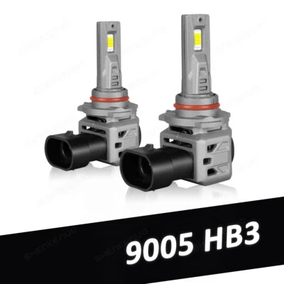 Kit de faros LED para Chrysler 300 2016-2019 9005 HB3 6500K blanco haz bajo Foto 1 de 4