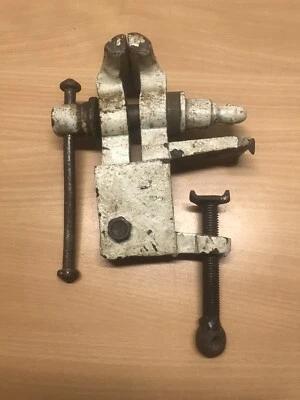 ancien etau de bijoutier blanc  - Photo 1/4