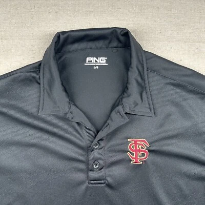 Рубашка для гольфа мужская Ping L Florida State Seminoles вышивка производительность датчик классная - Изображение 1 из 4