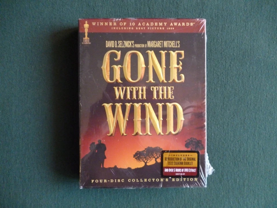 GONE WITH THE WIND DVD FOUR-DISC COLLECTOR'S EDITION SEALED BRAND NEW. - Image 1 of 4