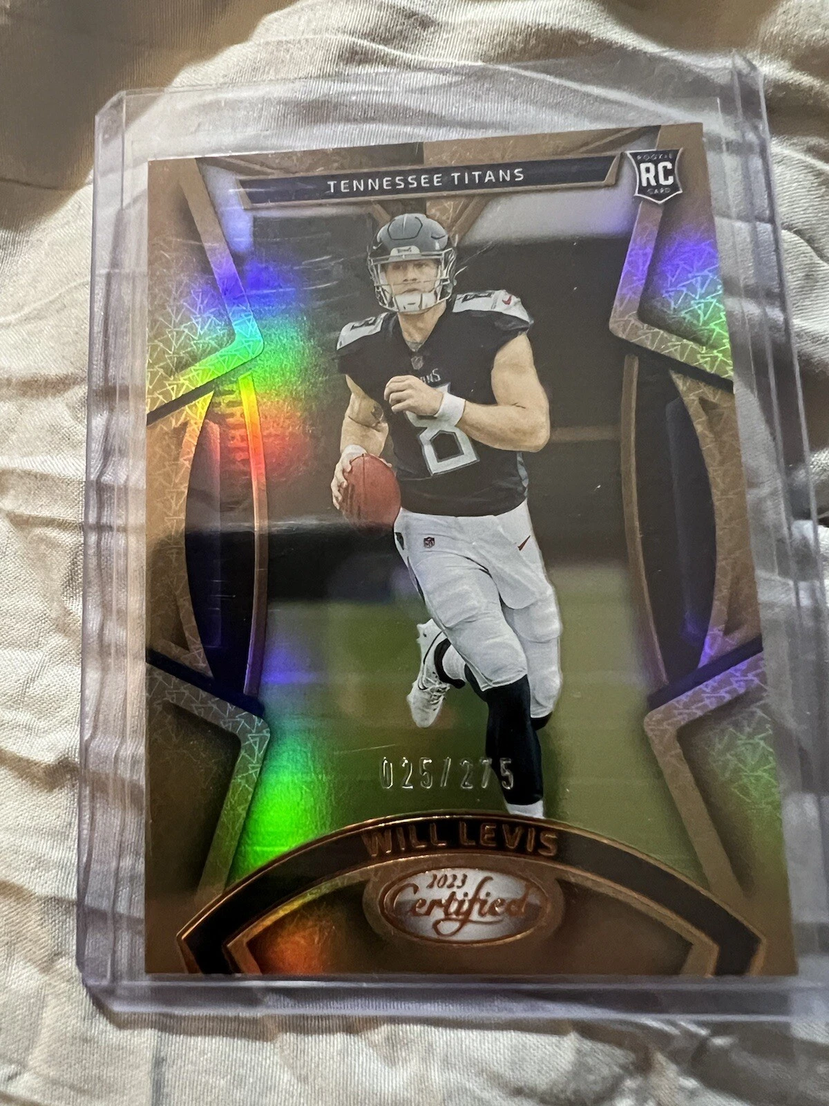 2023 Panini Certified Will Levis Bronze Mirror Rookie Card RC #031/275 Titans
