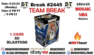 MILWAUKEE BUCKS 2024-25 NBA Mosaic Basketball Blaster CASE 20 BOX Break #2445 - Picture 1 of 1
