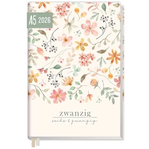 Chäff-Timer Classic 2026 / A5 / Wild Blossoms / Häfft-Verlag - Bild 1 von 7
