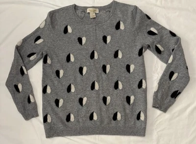 Suéter PECK & PECK 100 % Cachemira Corazón Talla Grande Foto 1 de 4